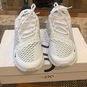 White and black Air Max 270